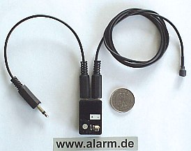 mikrofon mit miniatur-vorverstärker, kann für alle geräte angepasst