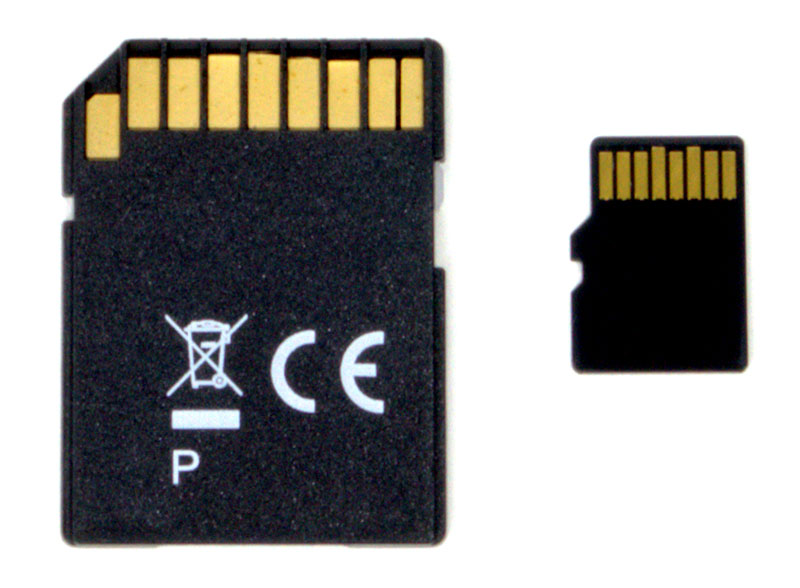 Speicherkarten: Häufig können Überwachungskameras intern auf MicroSD-Karte Daten sichern