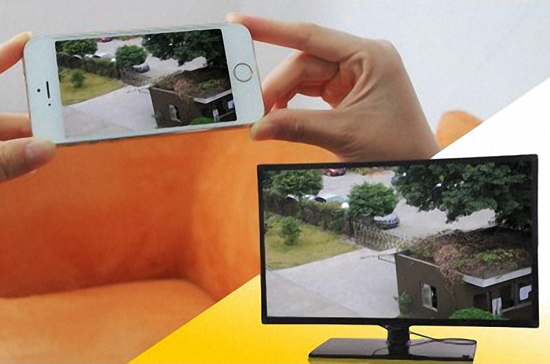 Zugriff per Smartphone auf IP-Überwachungskamera Zugriff per Smartphone auf IP-Überwachungskamera