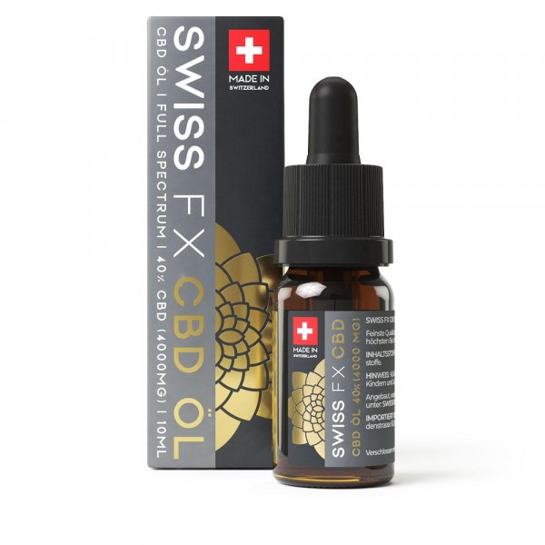 SWISS FX CBD Öl 40% 4000mg 10ml Full Spectrum