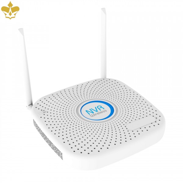 9 Kanal WLAN Netzwerk-Rekorder für bis zu 9 WLAN-Kameras mit Zugriff per Smartphone, Tablet und PC