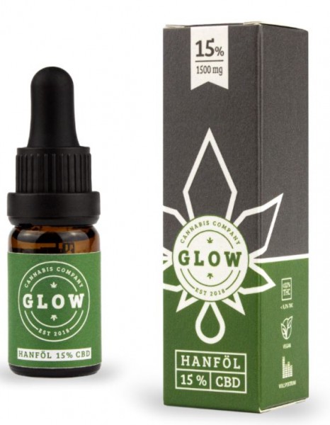 GLOW Vollspektrum CBD Öl 15% 10ml 1500mg