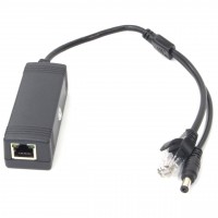 POE-Splitter zum Nachrüsten der Stromversorgung per Netzwerkkabel für fast alle IP-Kameras