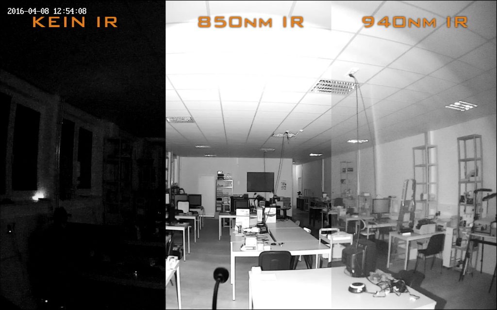 LED IR-Strahler, LED IR Scheinwerfer Überwachungs Nachtsicht für