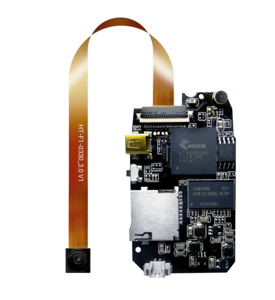 1080p Spionkamera zum Einbau als tarnbare Mini Überwachungskamera mit Bewegungserkennung