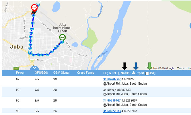 Route GPS Tracker