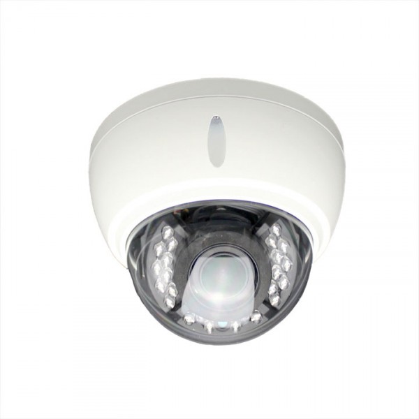 4 MP Outdoor Domekamera mit 4-fach optischem und motorisiertem Zoom als wetterfeste Dome-IP-Kamera