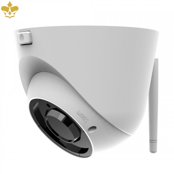 Wetterfeste 4 MP WLAN Dome Überwachungskamera mit MicroSD-Speicher und optischem Zoom