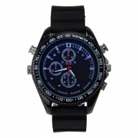 Full HD Kamera Armbanduhr Spionuhr mit Mikrofon und Nachtsicht in modernem Design