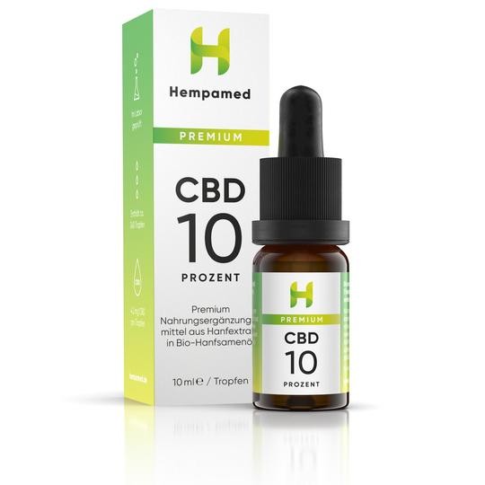 Hempamed Premium CBD Öl 10% (1000mg) - 10ml