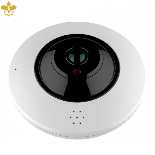6 MP IP-Überwachungskamera mit Nachtsicht-Infrarot und MicroSD Speicher als 360 Grad Kamera