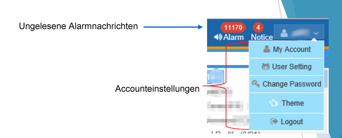 Accounteinstellungen