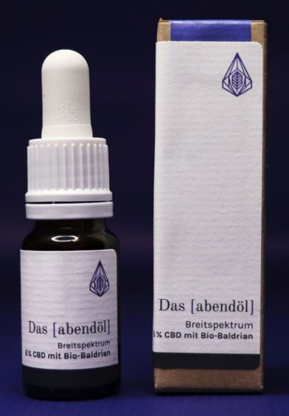 Das Aabendöl - 6% CBD Öl 600mg mit Bio Baldrian