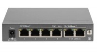 6-Port-POE-Switch - Power over Ethernet Gigabit Switch zur Stromversorgung von max. 4 POE-Kameras